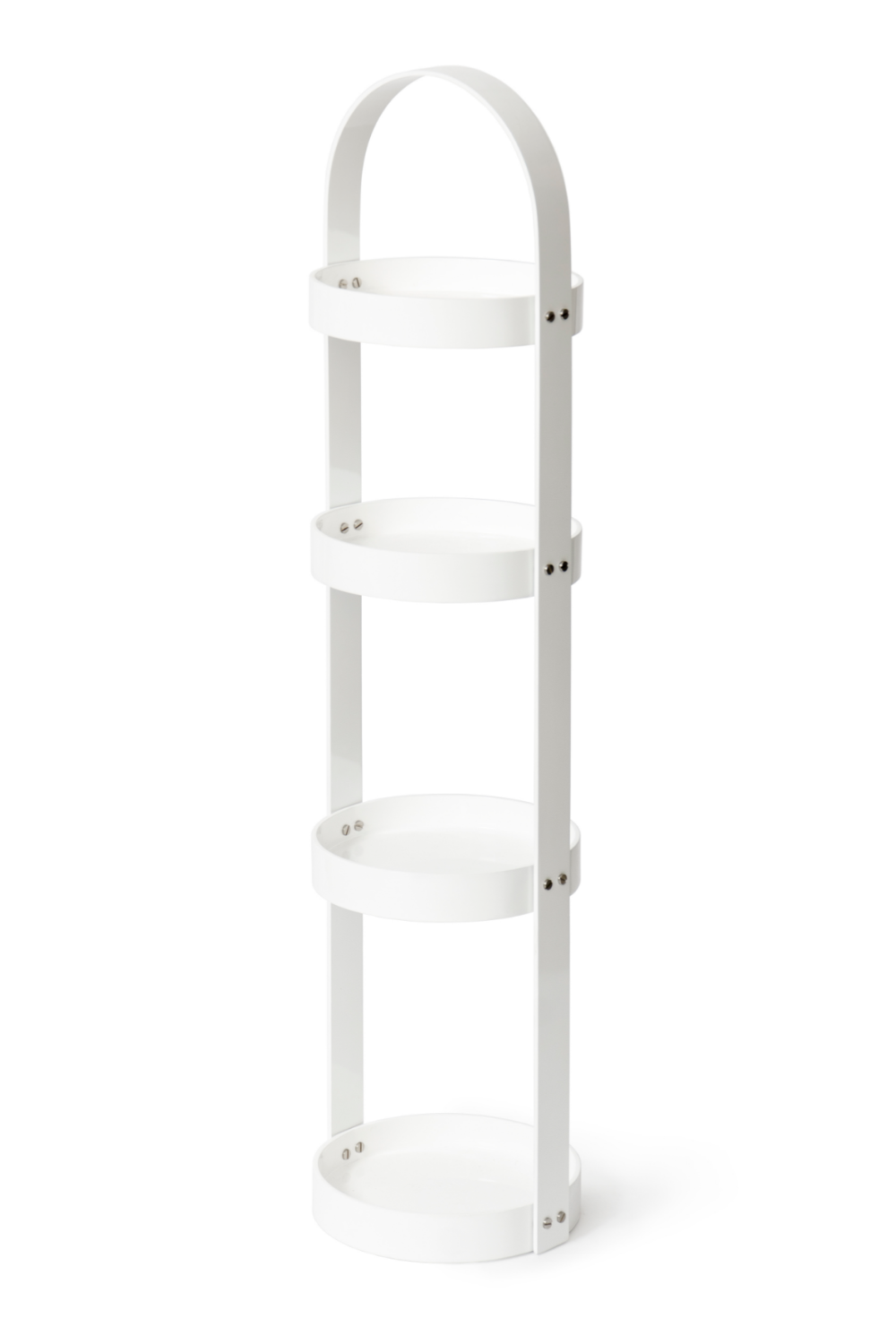 Beech Wood 4 Tray Round Storage Caddy | Wireworks Mezza | Oroa.com