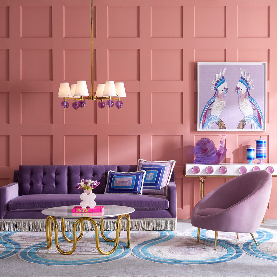 Purple Acrylic Decorative Object | Jonathan Adler Snail | Oroa.com