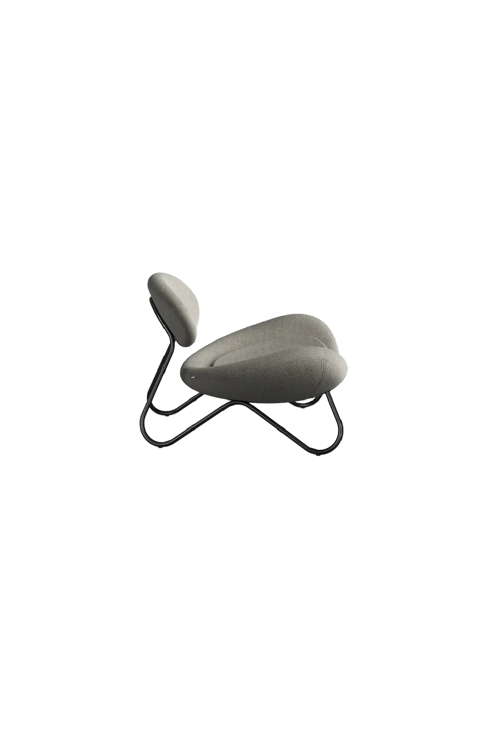 Gray Modern Lounge Chair | WOUD Meadow | OROA.com