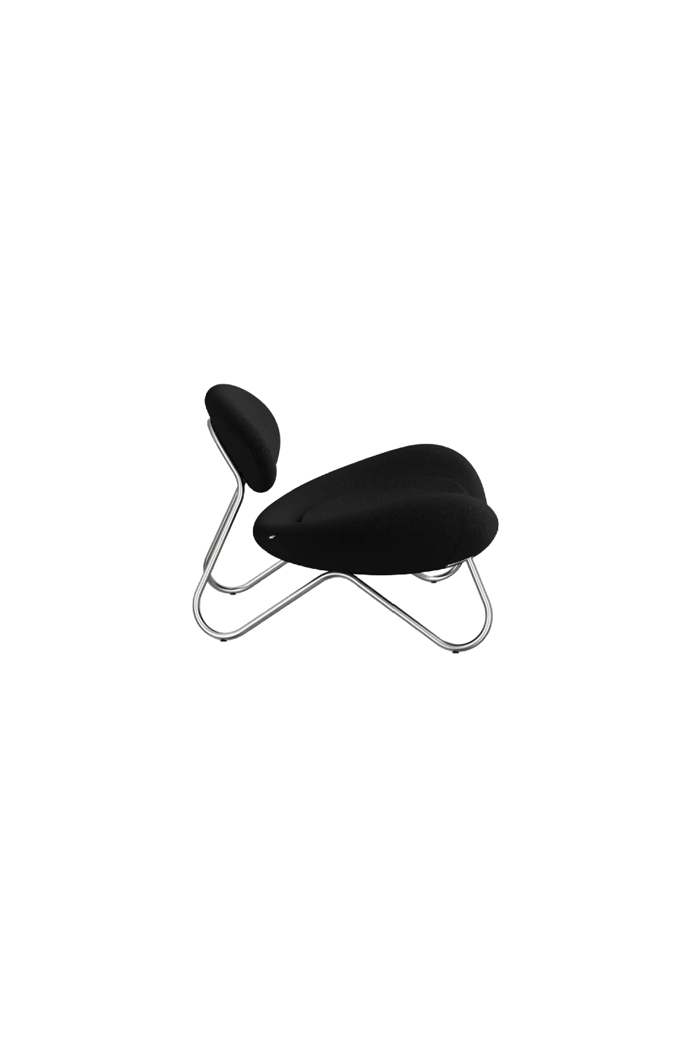 Black Modern Lounge Chair | WOUD Meadow | OROA.com