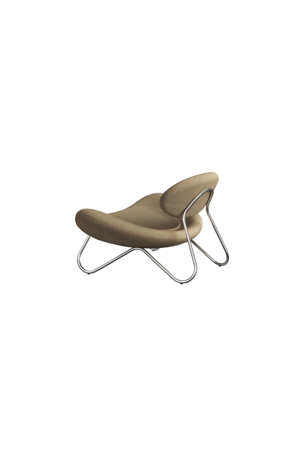 Beige Modern Lounge Chair | WOUD Meadow | OROA.com
