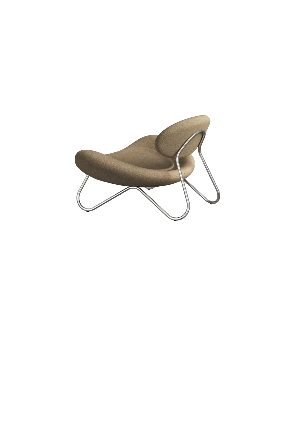 Beige Modern Lounge Chair | WOUD Meadow | OROA.com