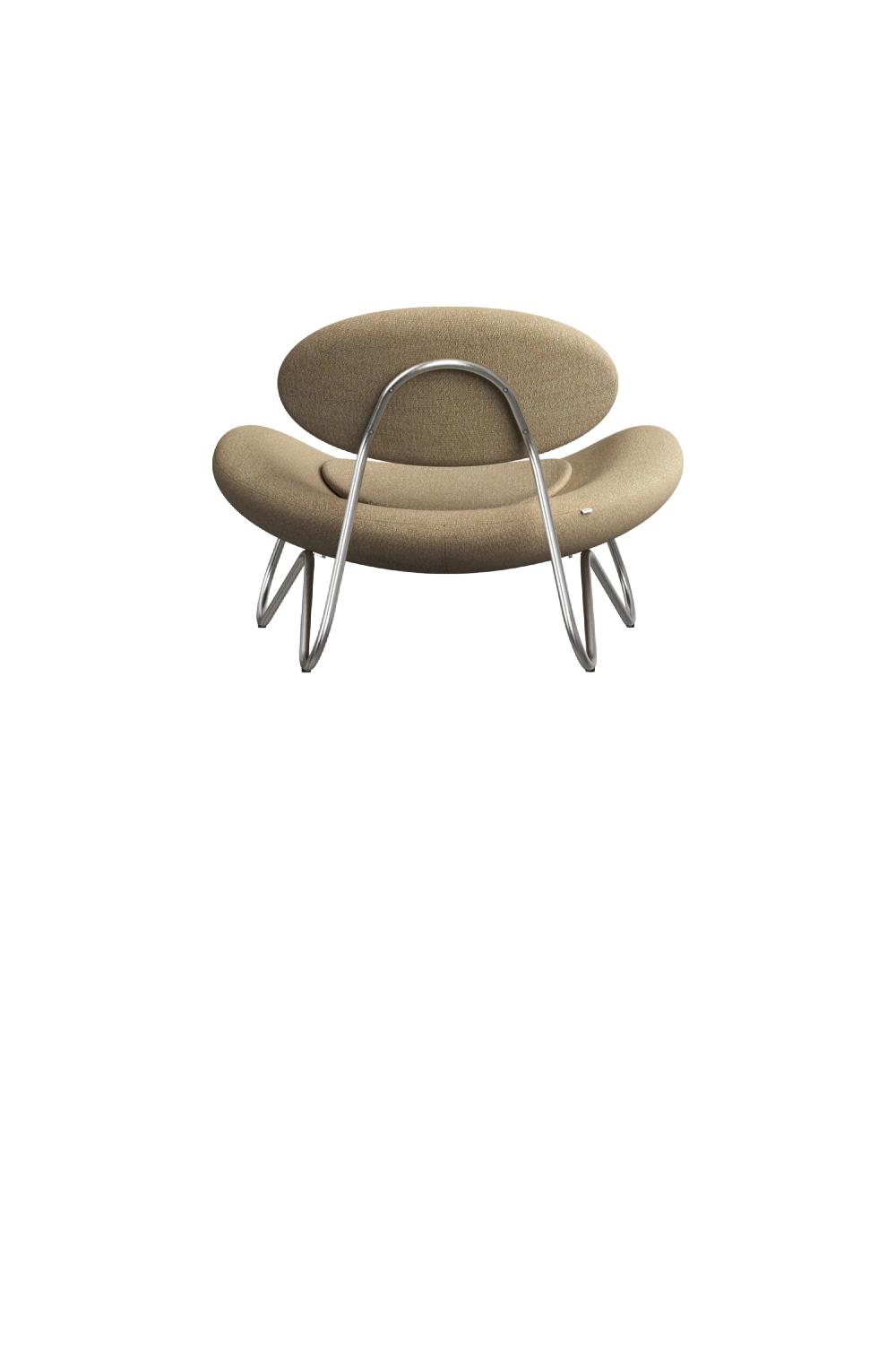 Beige Modern Lounge Chair | WOUD Meadow | OROA.com