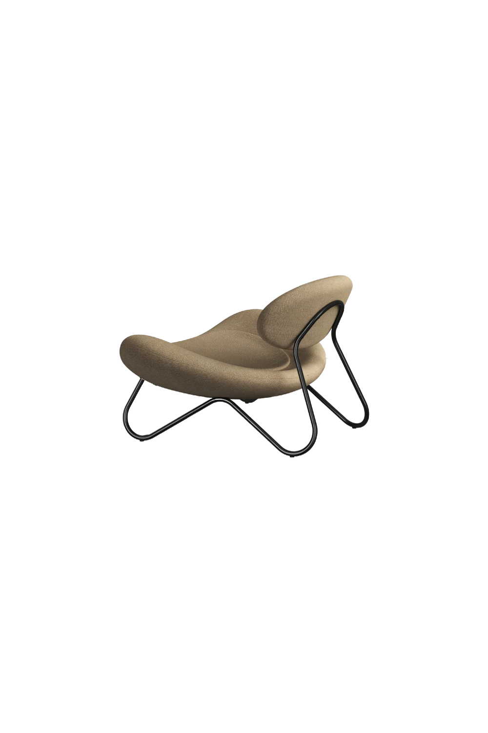 Beige Modern Lounge Chair | WOUD Meadow | OROA.com