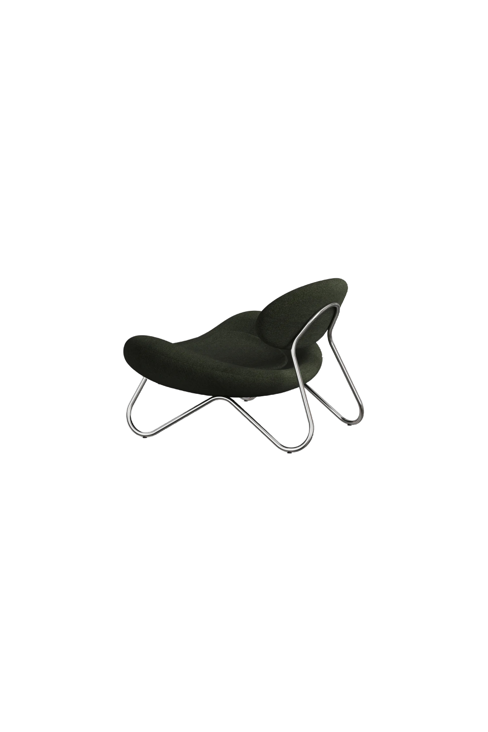Dark Green Modern Lounge Chair | WOUD Meadow | OROA.com