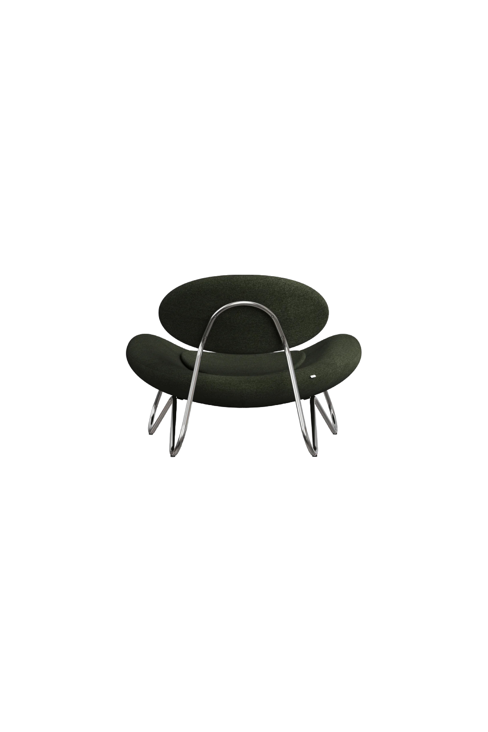 Dark Green Modern Lounge Chair | WOUD Meadow | OROA.com