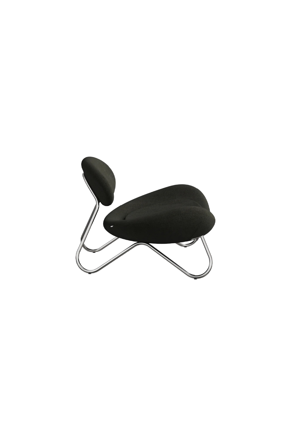 Dark Brown Modern Lounge Chair | WOUD Meadow | OROA.com