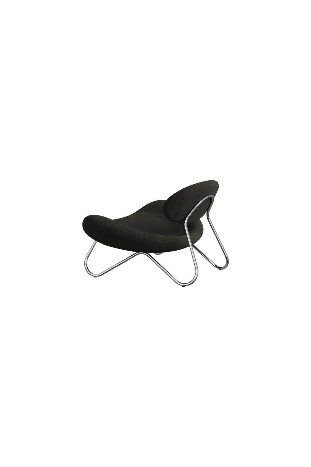 Dark Brown Modern Lounge Chair | WOUD Meadow | OROA.com