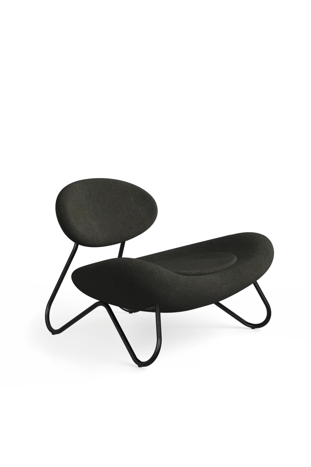Dark Brown Modern Lounge Chair | WOUD Meadow | OROA.com