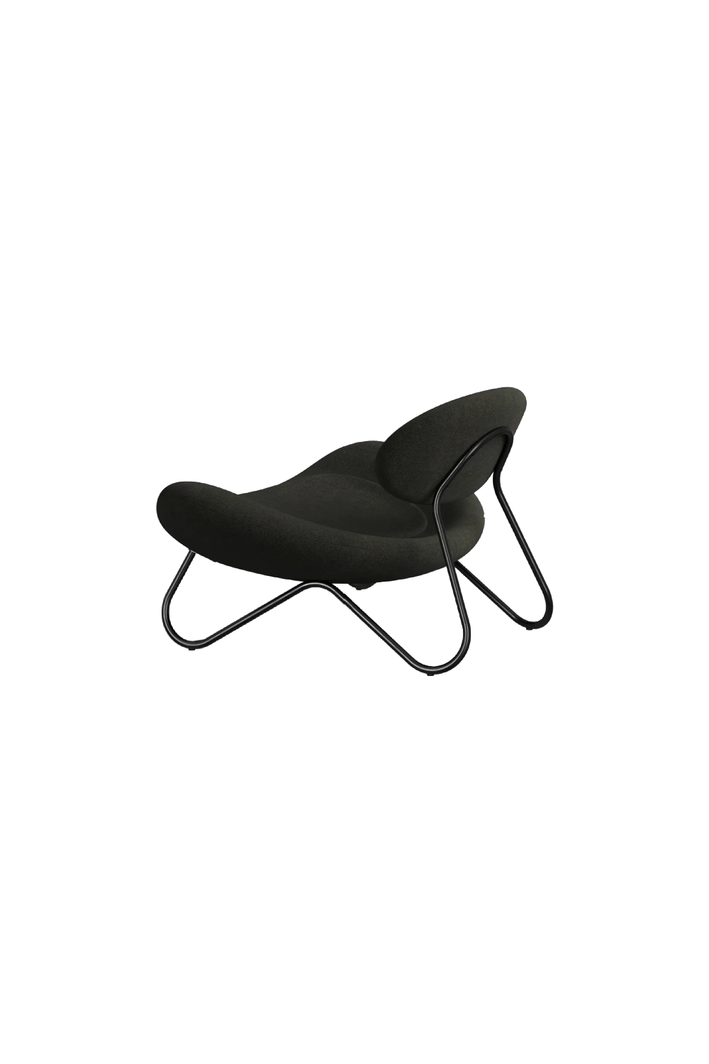 Dark Brown Modern Lounge Chair | WOUD Meadow | OROA.com