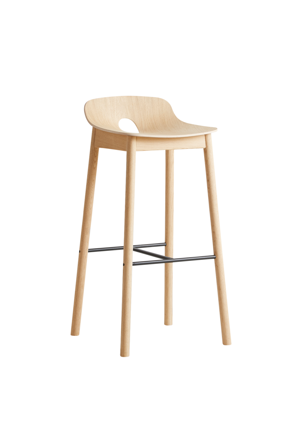 Classic Oak Bar Stool | WOUD Mono | OROA.com
