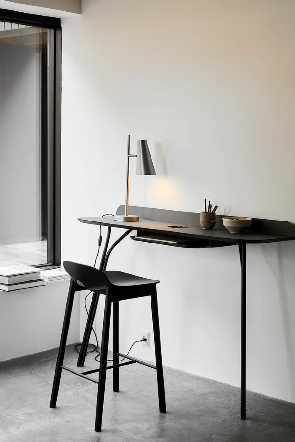 Minimalist Contemporary High Console Table | WOUD Tree | OROA.com