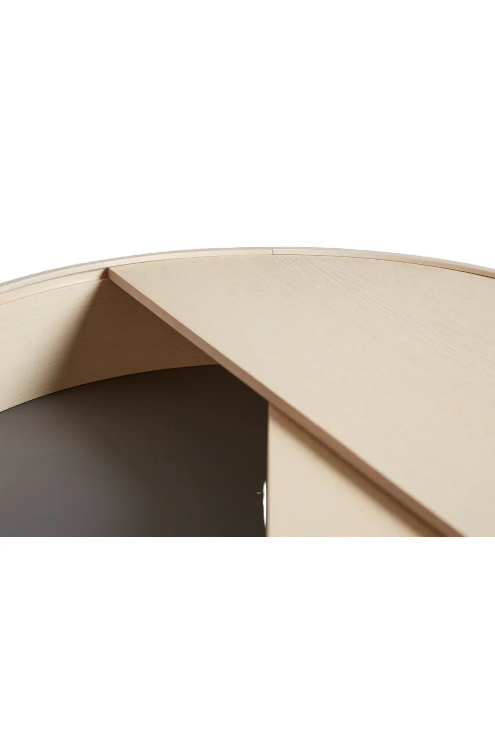 Contemporary Round Coffee Table M | WOUD Arc | OROA.com