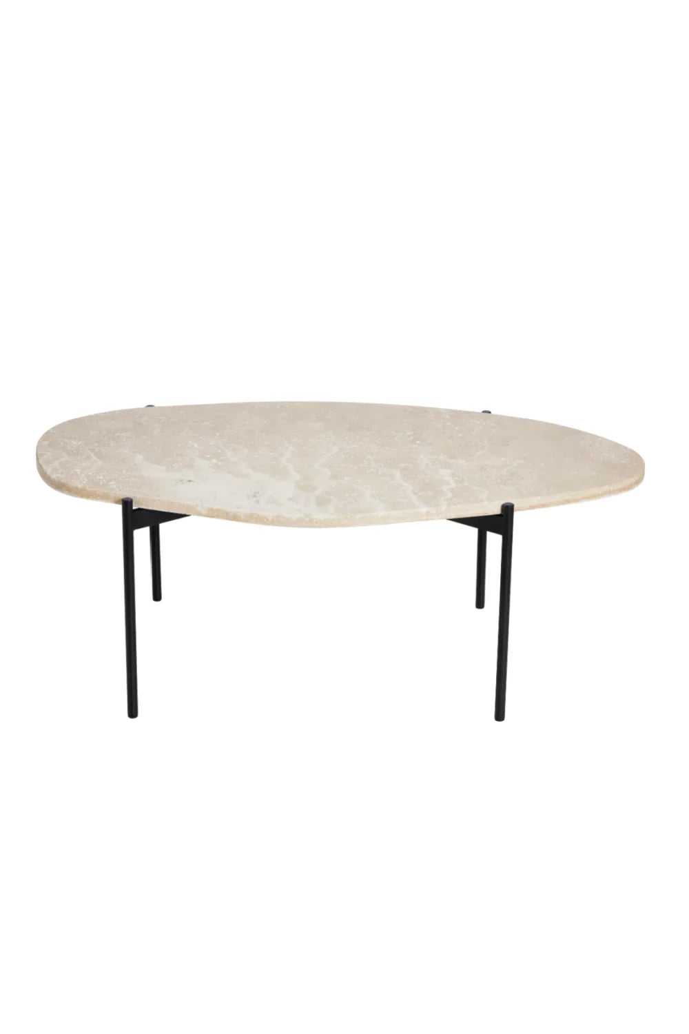 Travertine Organic Occasional Table L | WOUD La Terra | OROA.com