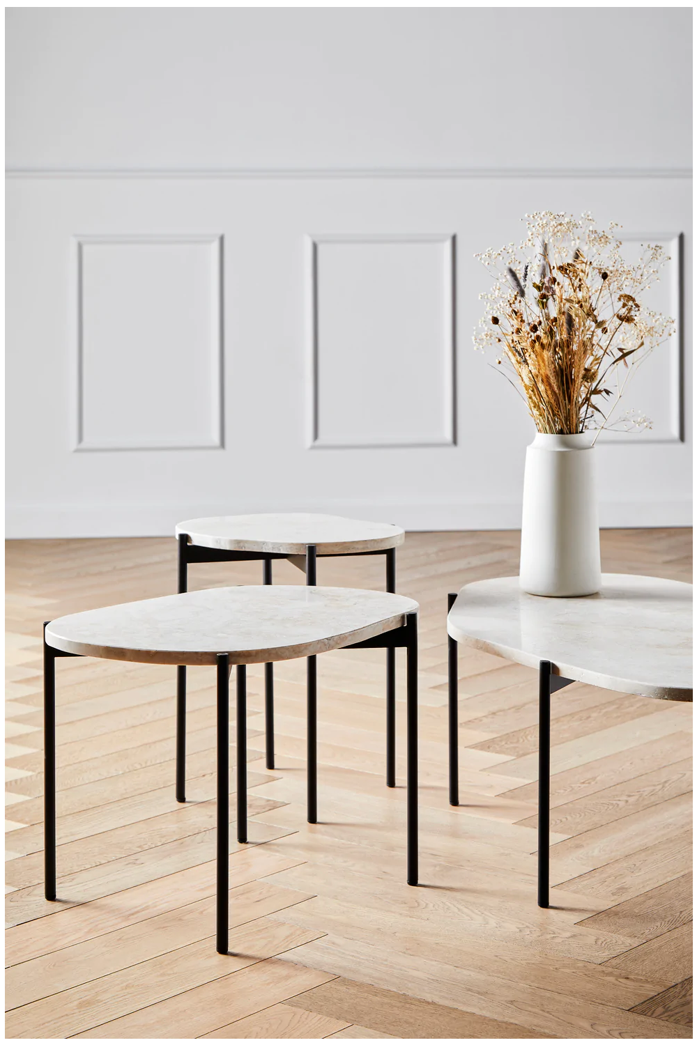 Travertine Organic Occasional Table L | WOUD La Terra | OROA.com