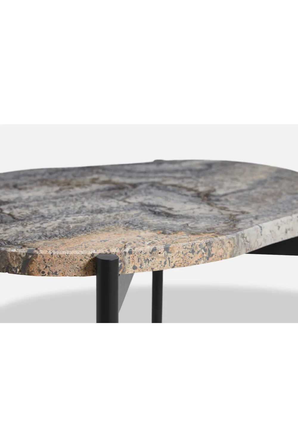 Travertine Organic Occasional Table S | WOUD La Terra | OROA.com