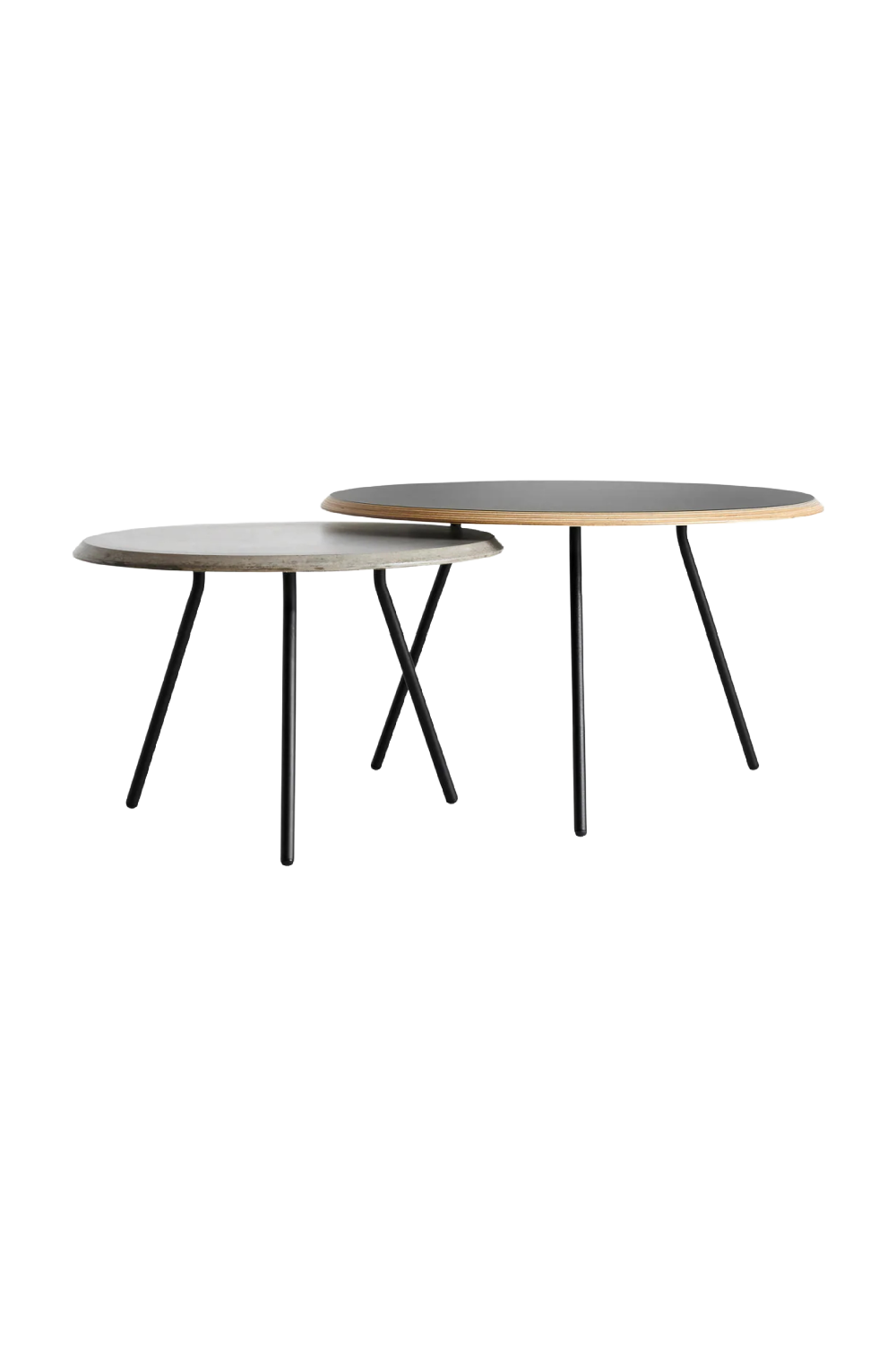 Black Modern Coffee Table | WOUD Soround | OROA.com