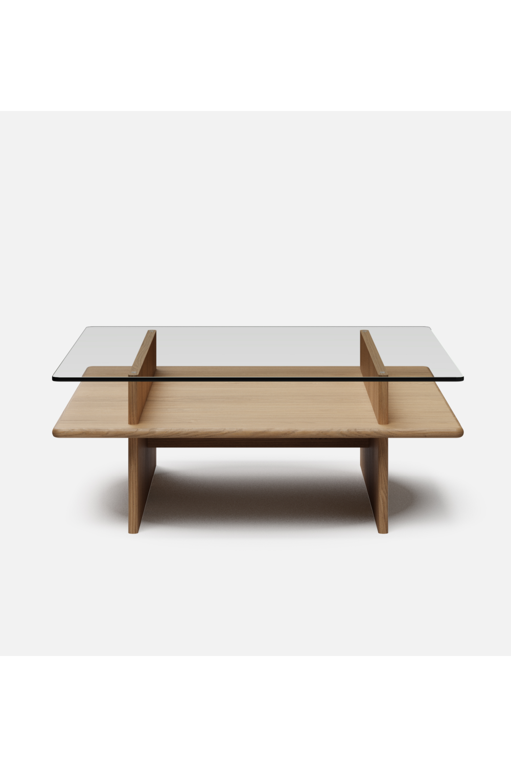 Glass Top Coffee Table | WOUD Parallel | OROA.com