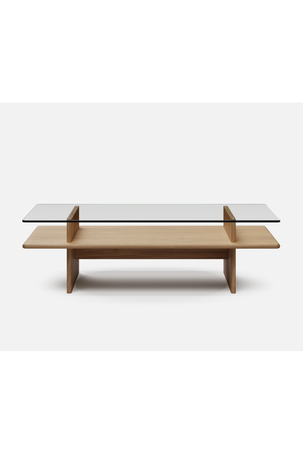 Glass Top Coffee Table | WOUD Parallel | OROA.com