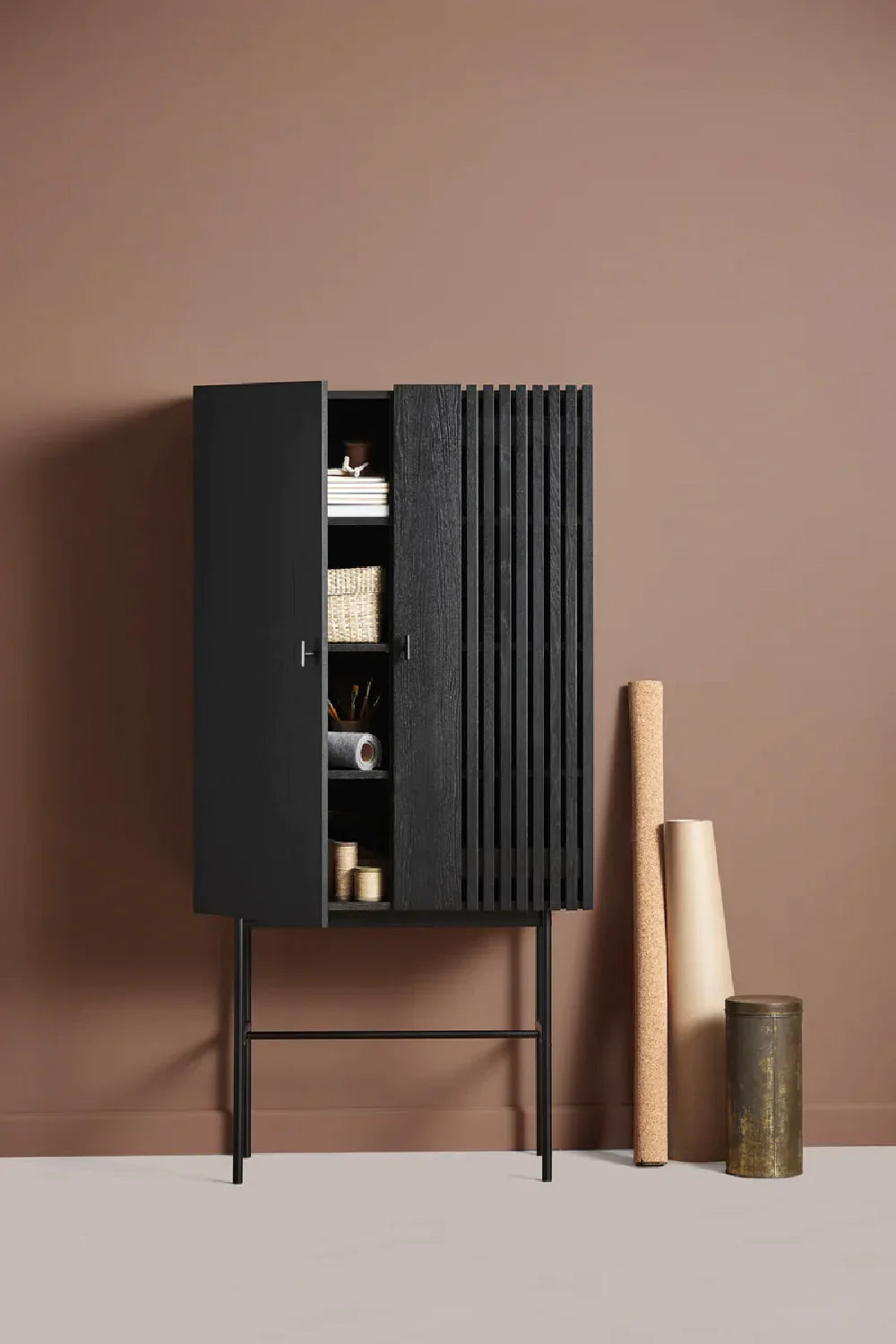 Modern Geometrical Highboard | WOUD Array | OROA.com