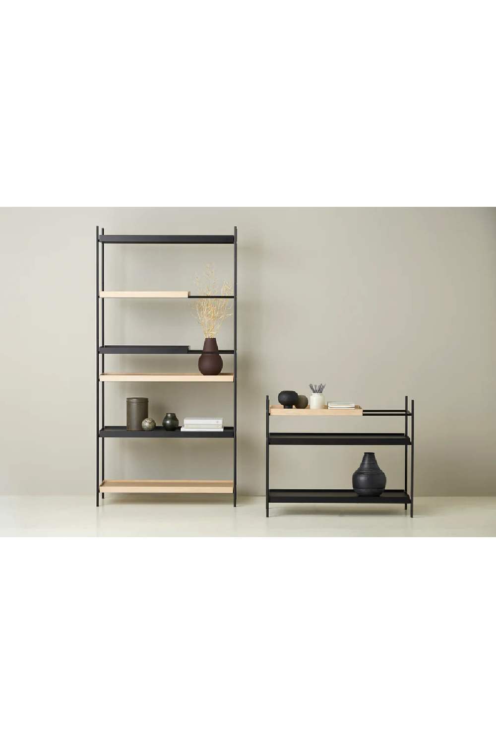 Customizable Painted Oak Shelf | WOUD Tray Shelf | OROA.com