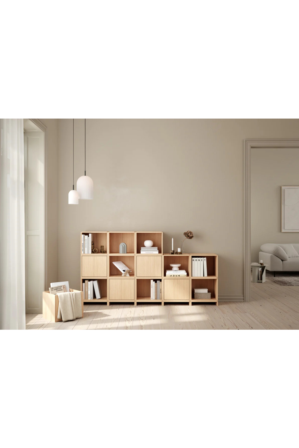 Scandinavian Modular Cube Storage | WOUD Bricks | OROA.com