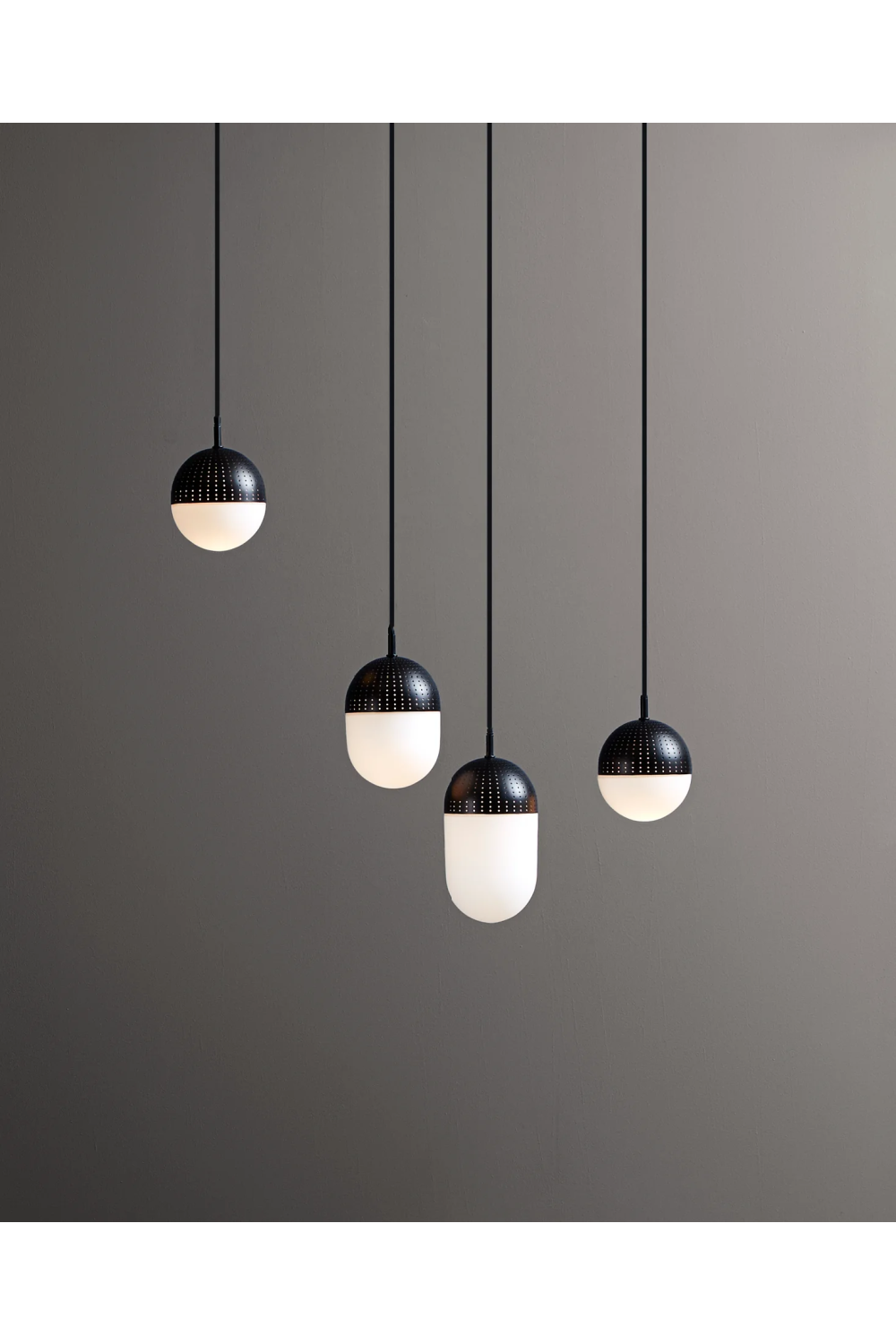 Black Metal Pendant Lamp | WOUD Dot | OROA.com