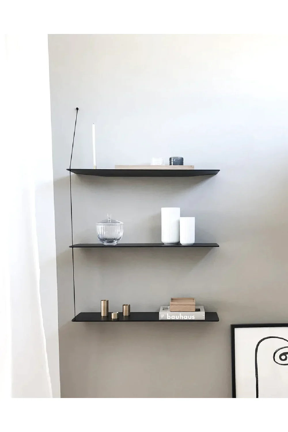 Modern Minimalist Wall Shelf L | WOUD Stedge | OROA.com