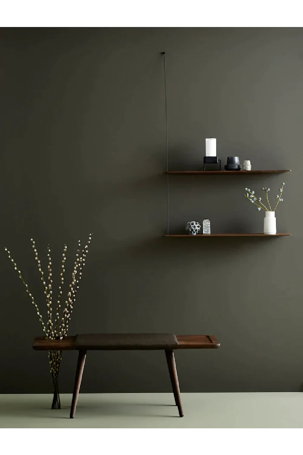 Modern Minimalist Wall Shelf M | WOUD Stedge | OROA.com