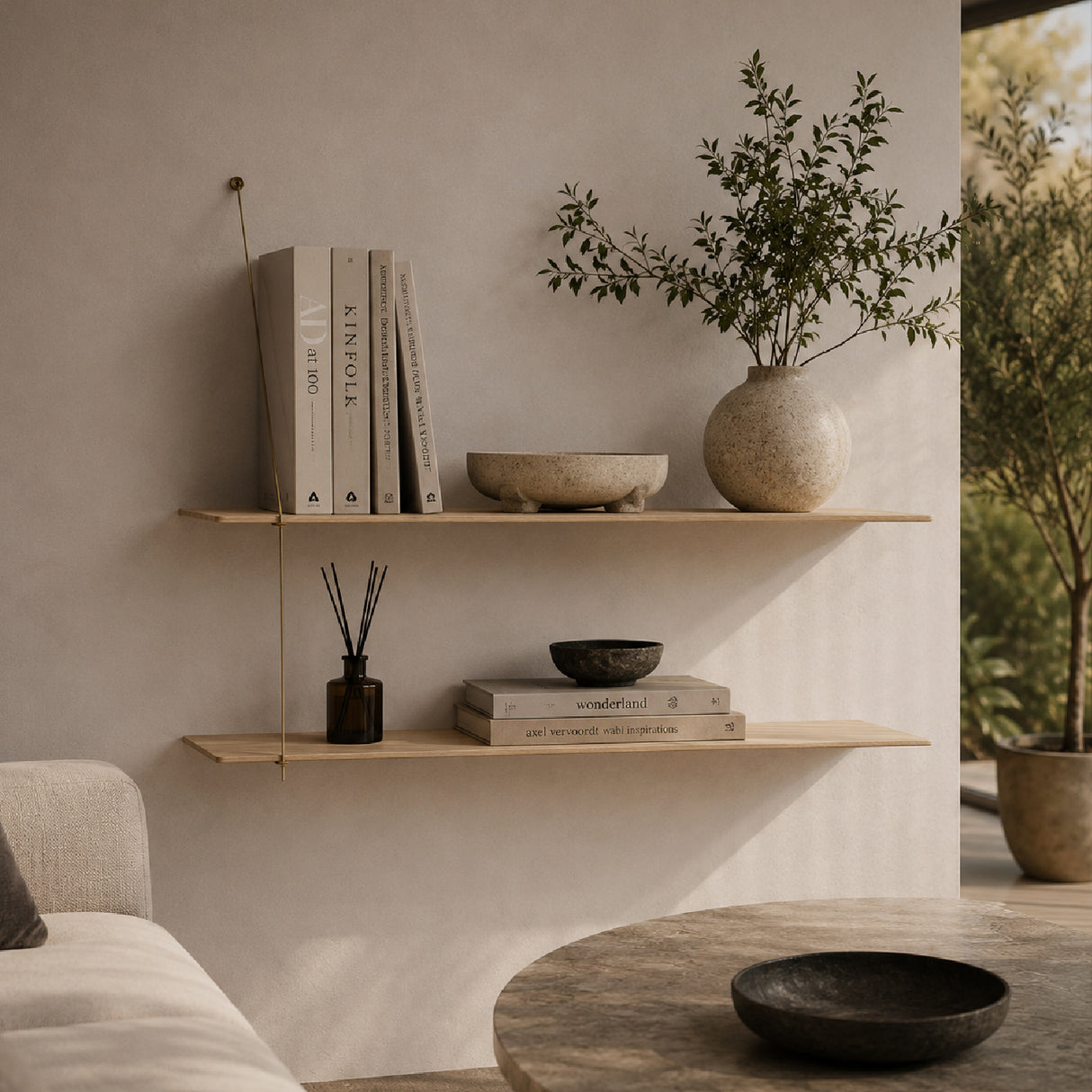 Modern European furniture - Solid Oak Modern Shelf - www.oroa.com | Oroa.com