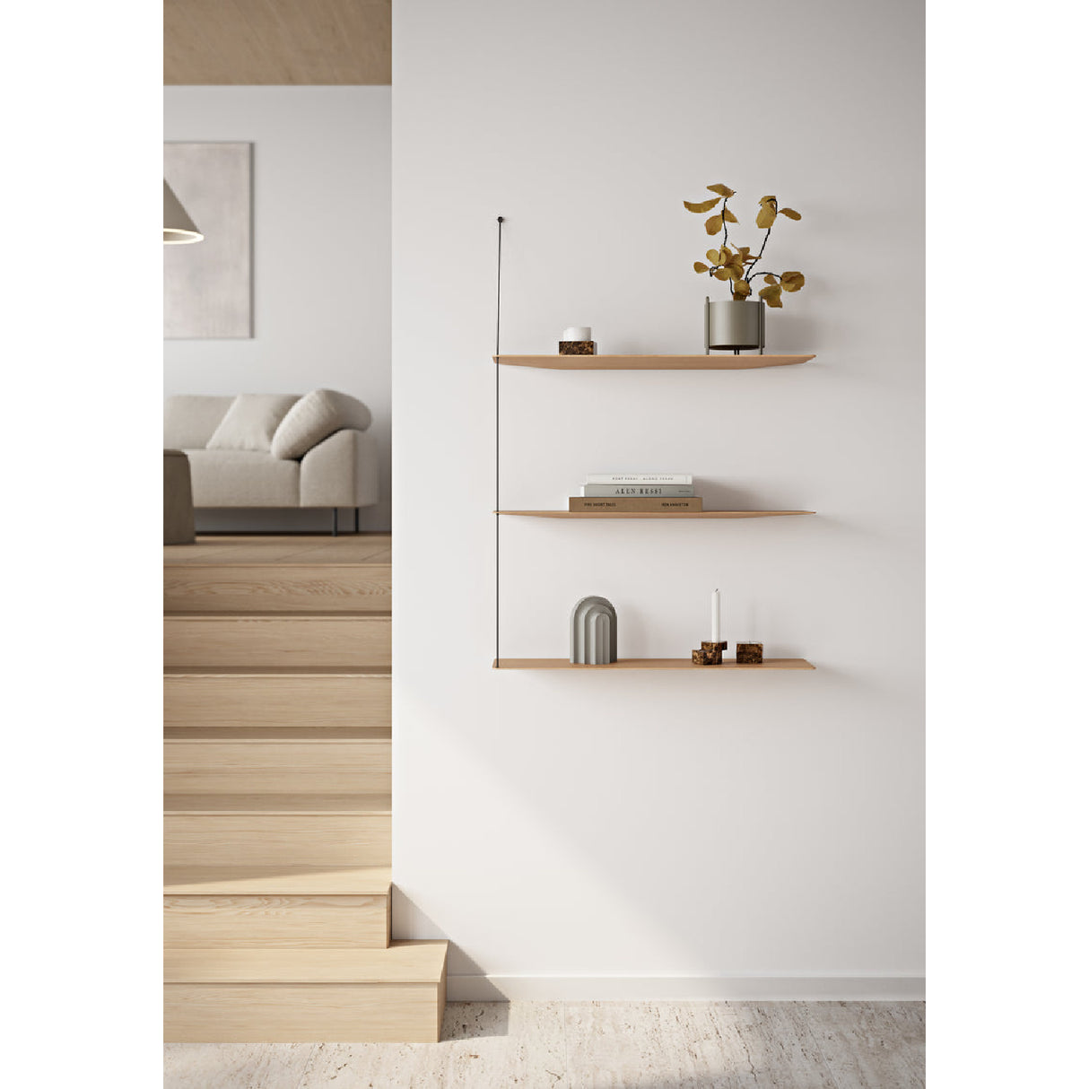 Modern European furniture - Solid Oak Modern Shelf - www.oroa.com | Oroa.com