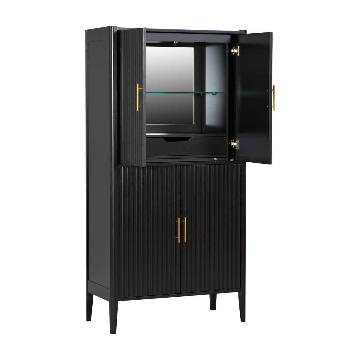 4-Door U-Style Wine Cabinet | OROA