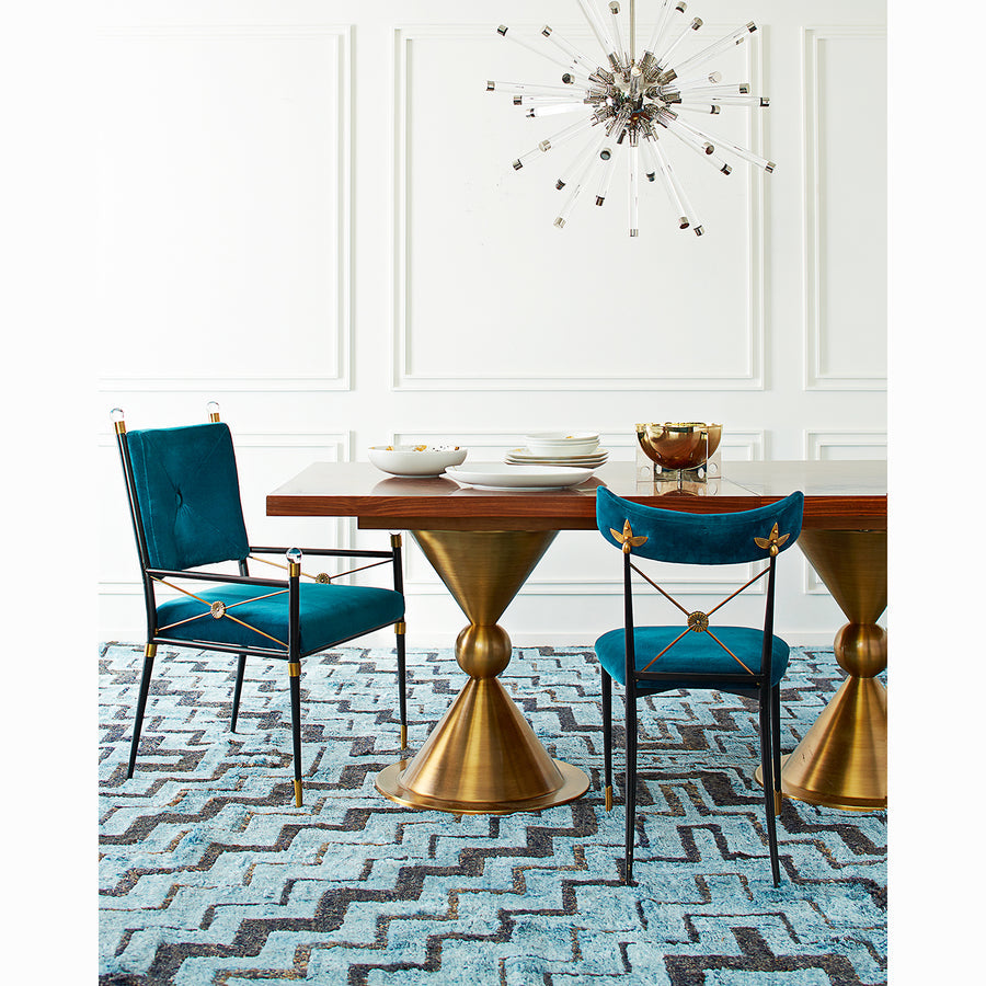 Velvet Accent Armchair | Jonathan Adler Rider | Oroa.com