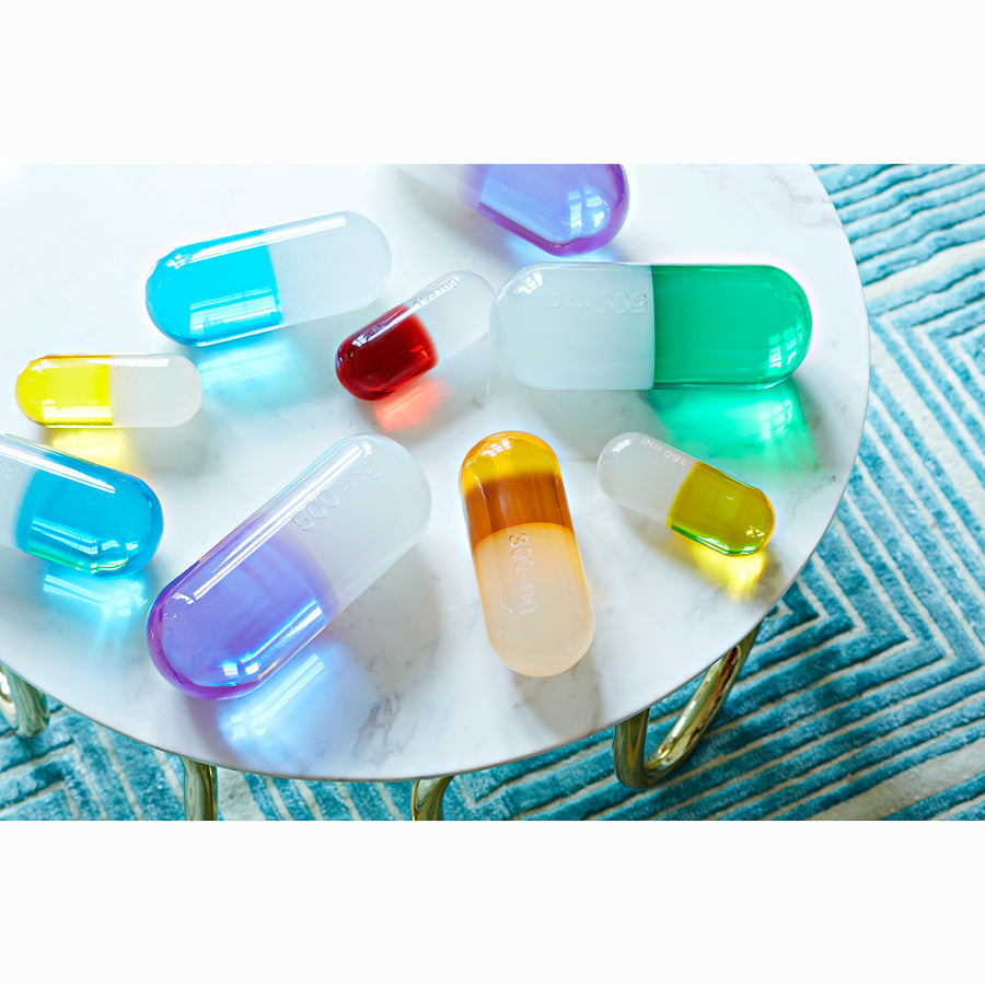 Acrylic Capsule Decorative Object S | Jonathan Adler Pill | Oroa.com