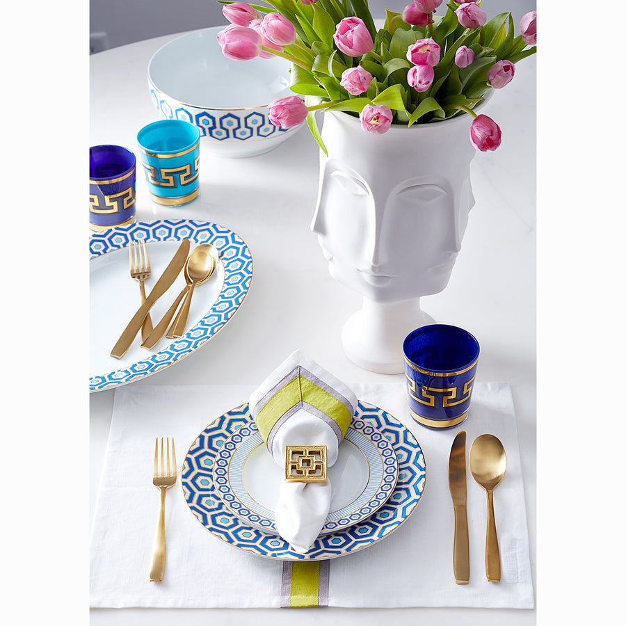 Hexagon Pattern Porcelain Serving Platter | Jonathan Adler Newport | Oroa.com