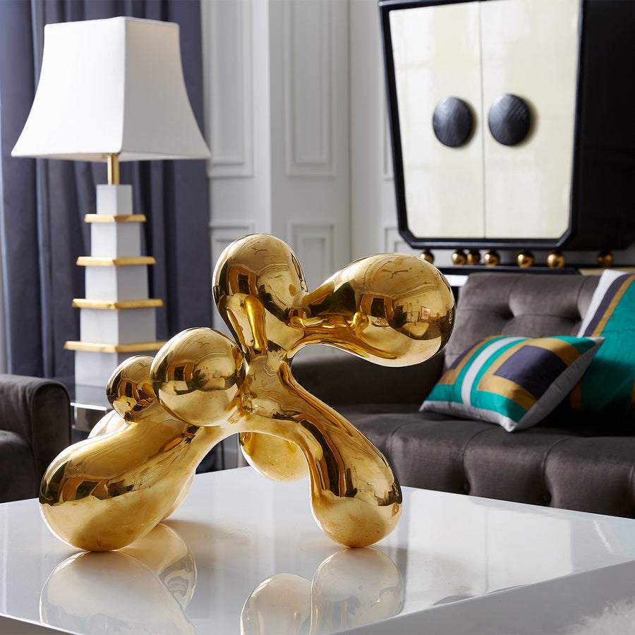 Organic-Shaped Brass Decor L – Orb – alternate view 5