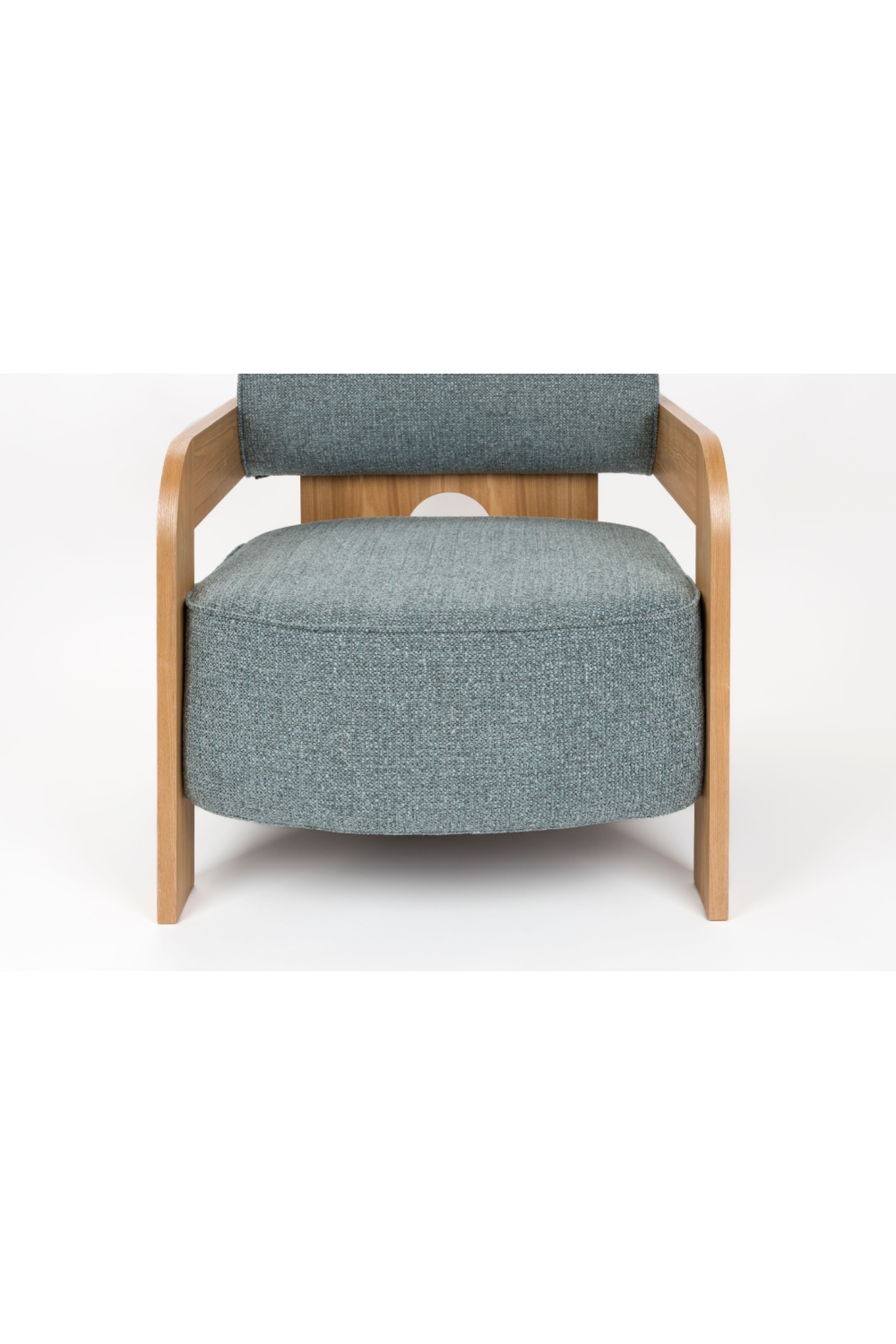 Ash Framed Boucle Lounge Chair | Oroa.com