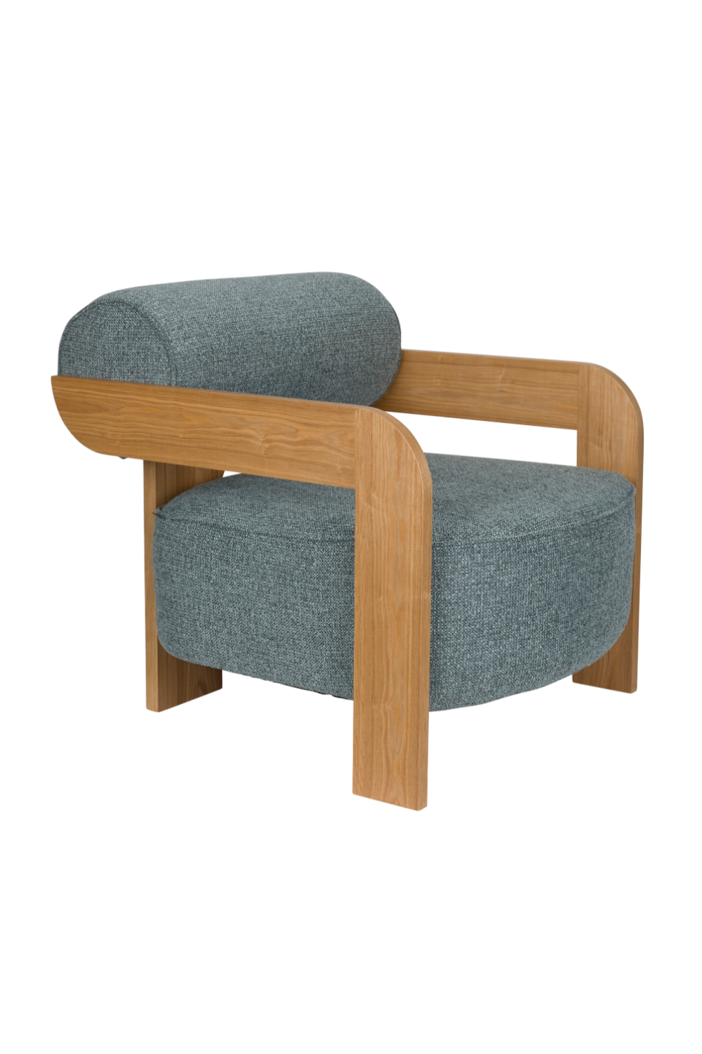 Ash Framed Boucle Lounge Chair | Oroa.com