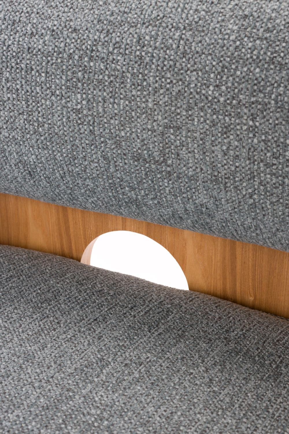 Ash Framed Boucle Lounge Chair | Oroa.com