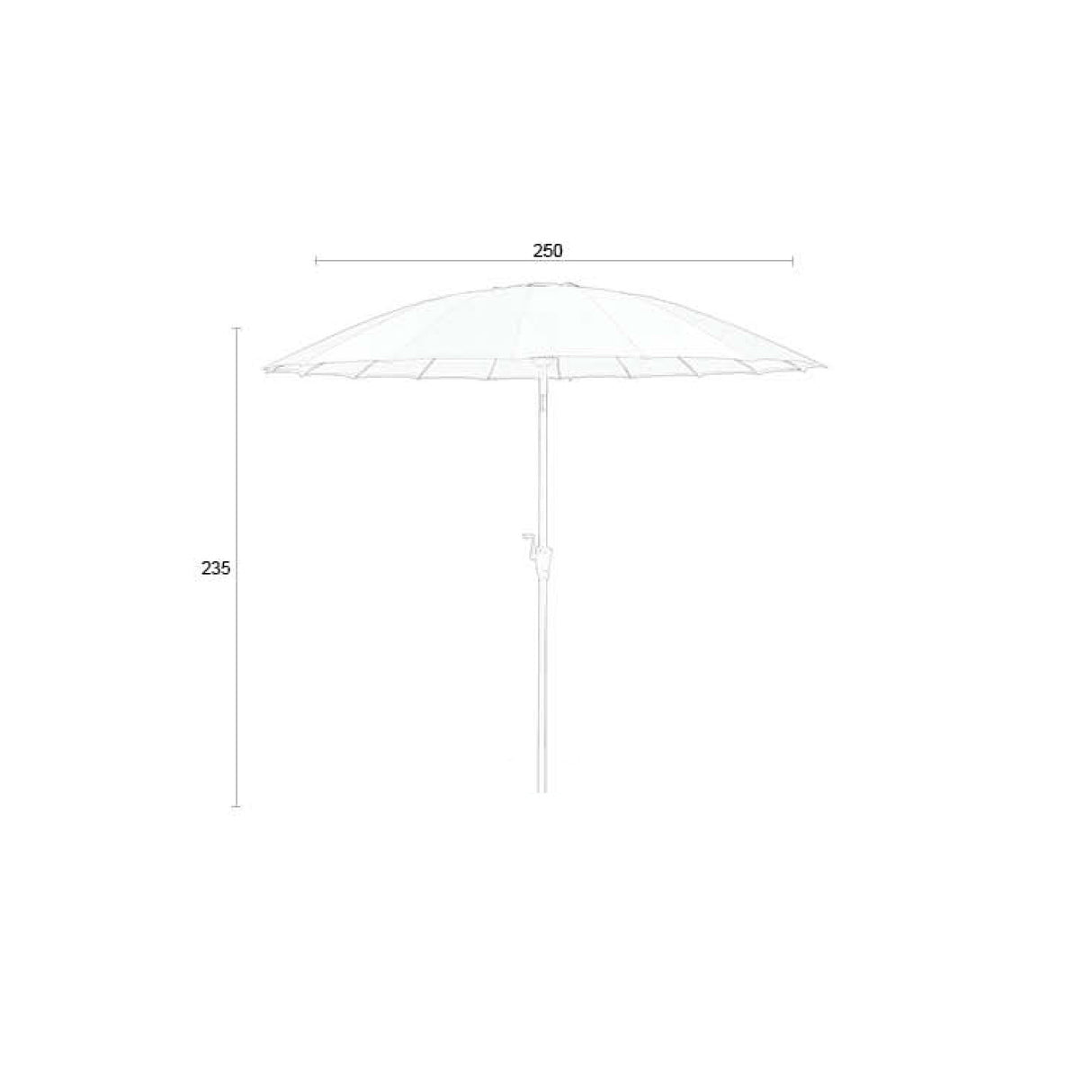 Modern furniture - Green Sunbrella Parasol - www.oroa.com | Oroa.com