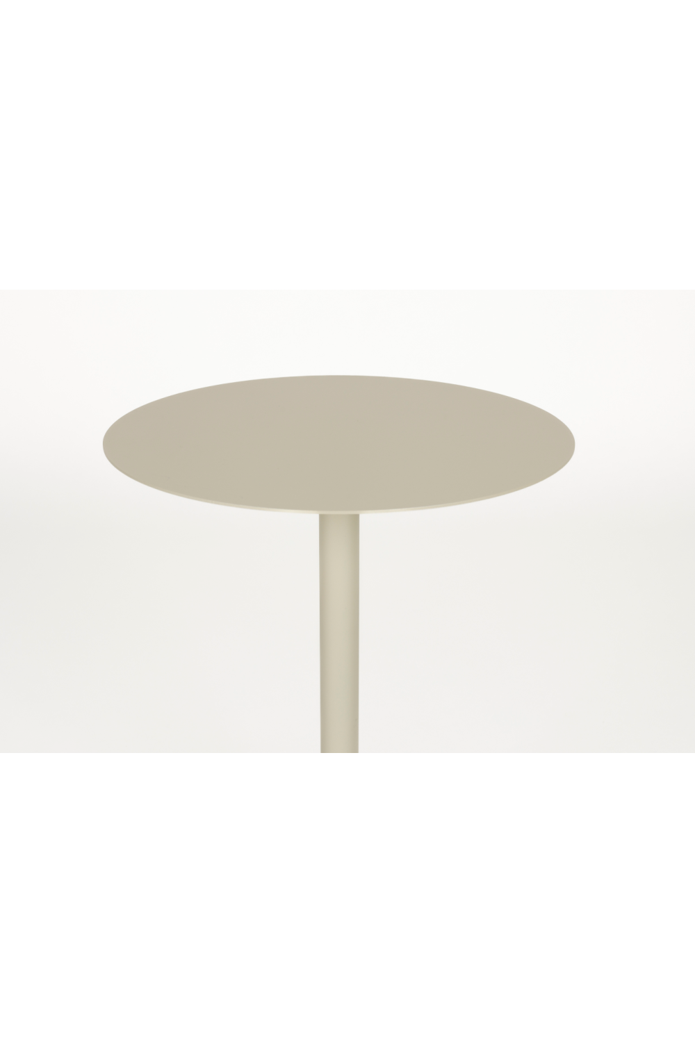 Pedestal Round Outdoor Side Table | Zuiver Snow | OROA.com