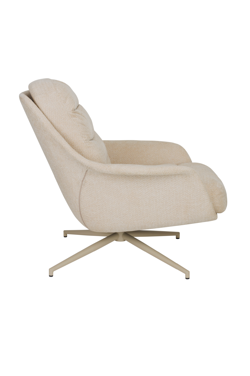 Beige Swivel Lounge Chair | Oroa.com