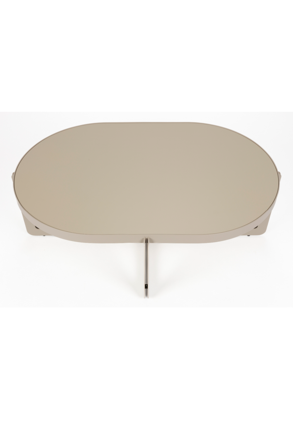 Crossed-Base Oval Coffee Table | Zuiver Centre | OROA.com