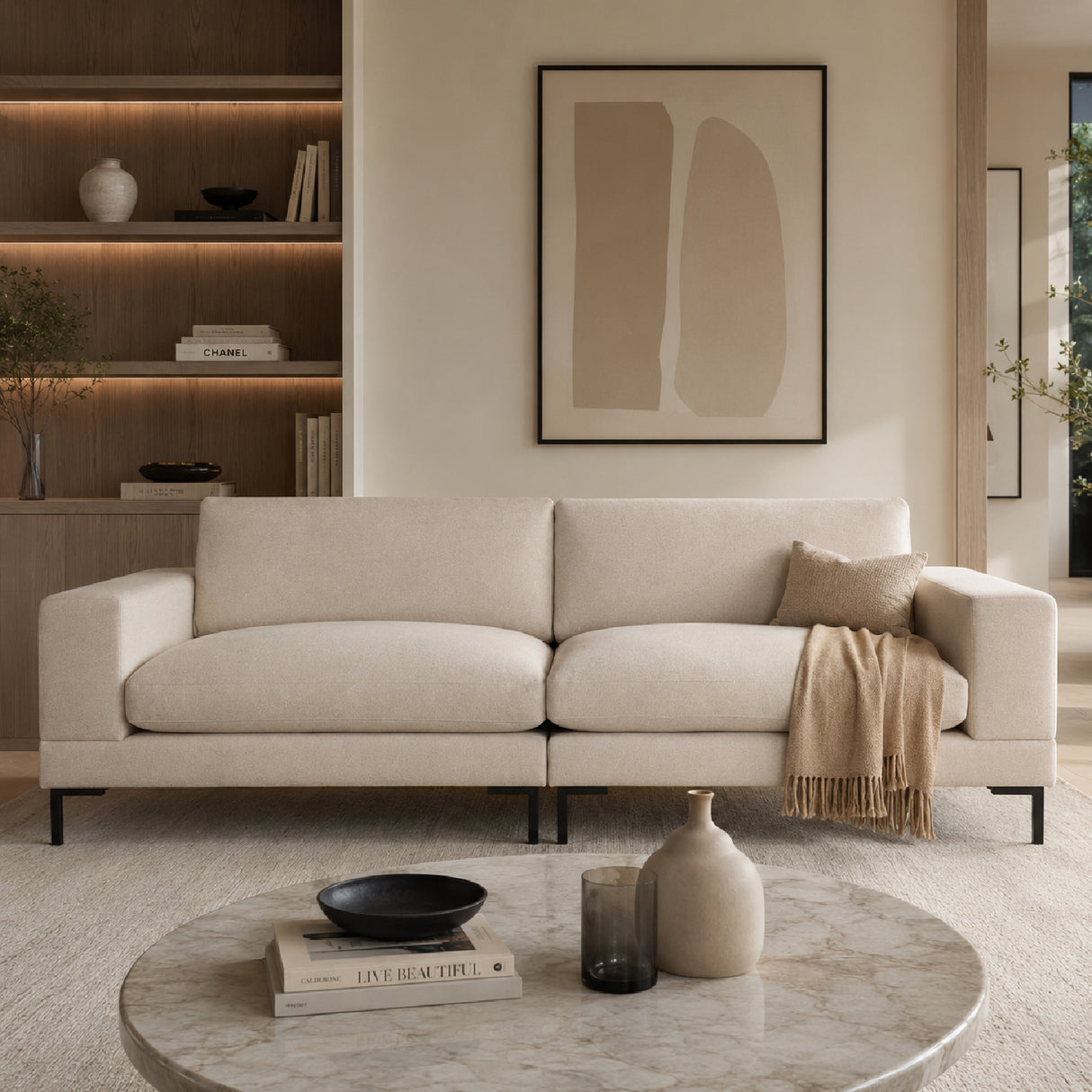 Modern furniture - Minimalist 3-Seater Sofa - www.oroa.com | Oroa.com