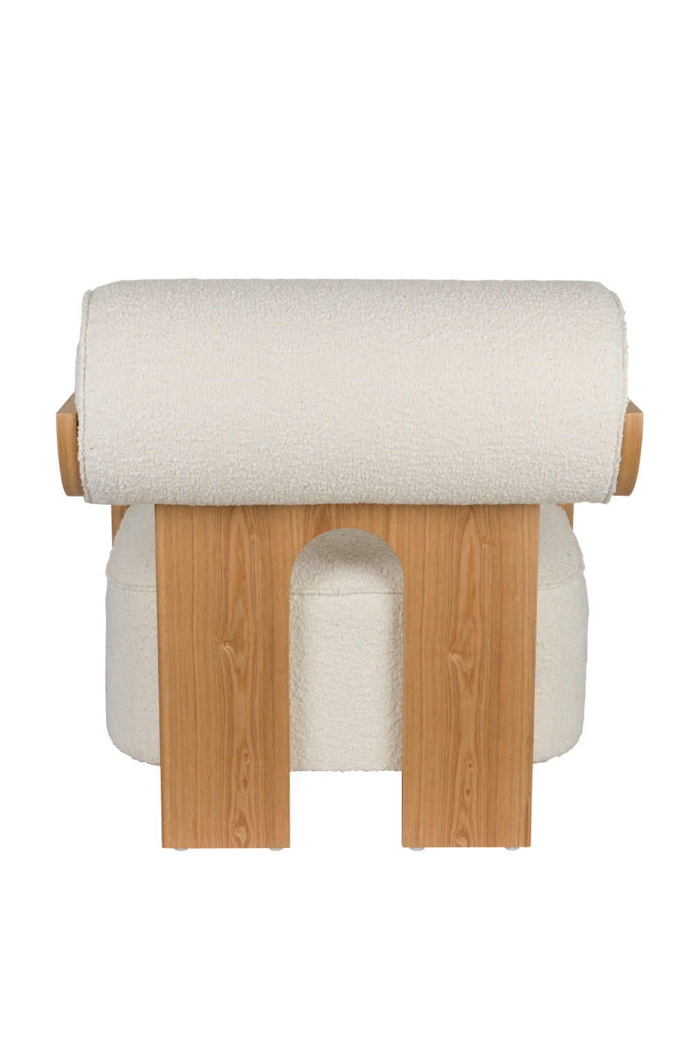 Ash Framed Boucle Lounge Chair | Oroa.com