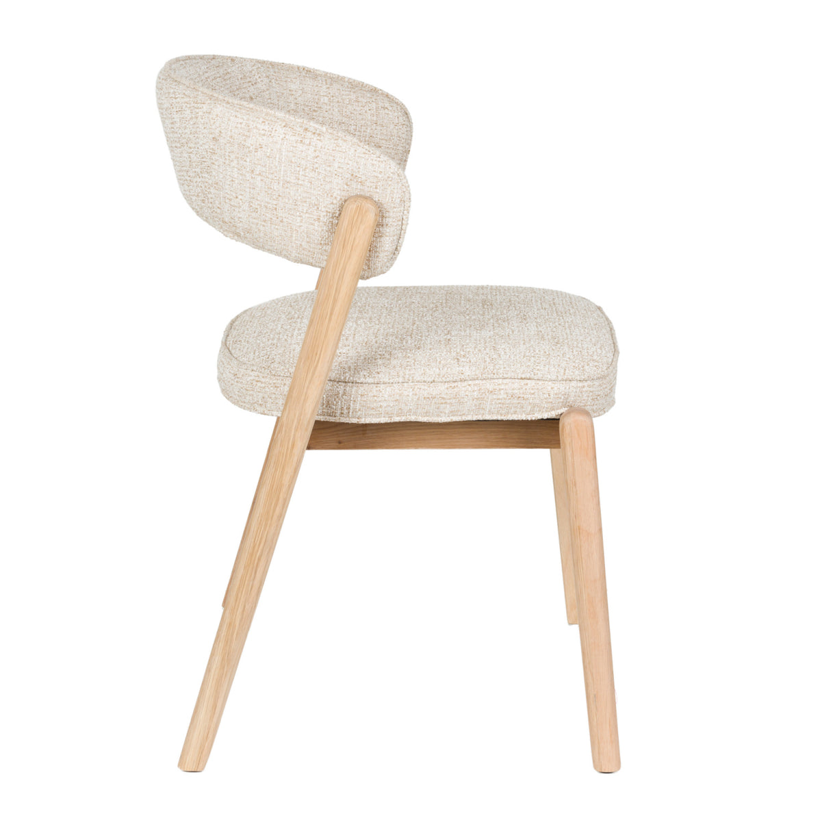 Modern European furniture - Oak Framed Dining Chairs (2) - www.oroa.com | Oroa.com