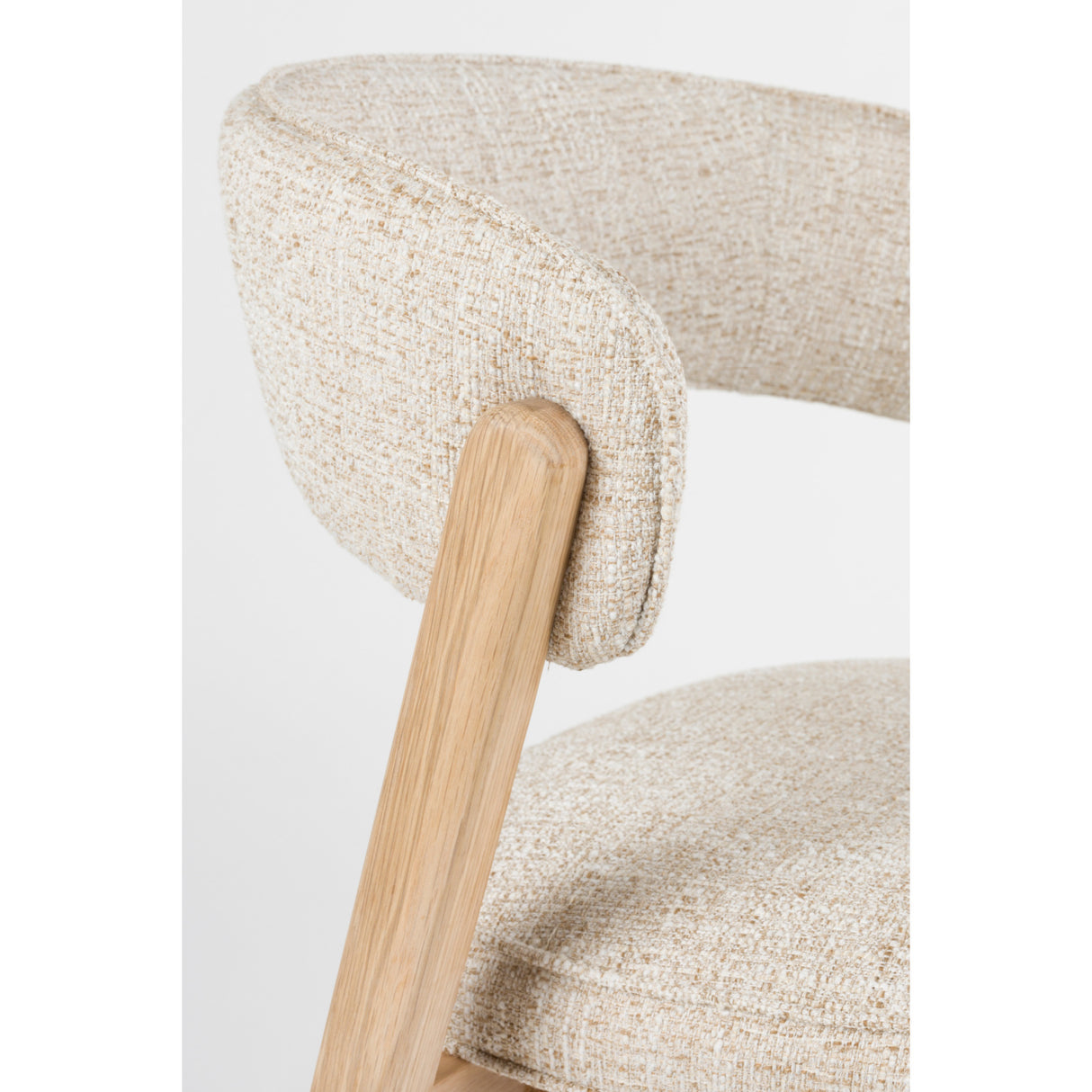 Modern European furniture - Oak Framed Dining Chairs (2) - www.oroa.com | Oroa.com