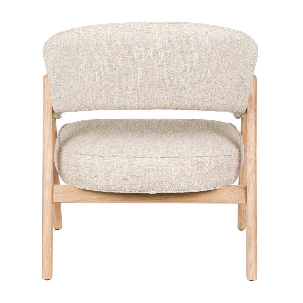 Modern European furniture - Oak Framed Lounge Chair - www.oroa.com | Oroa.com