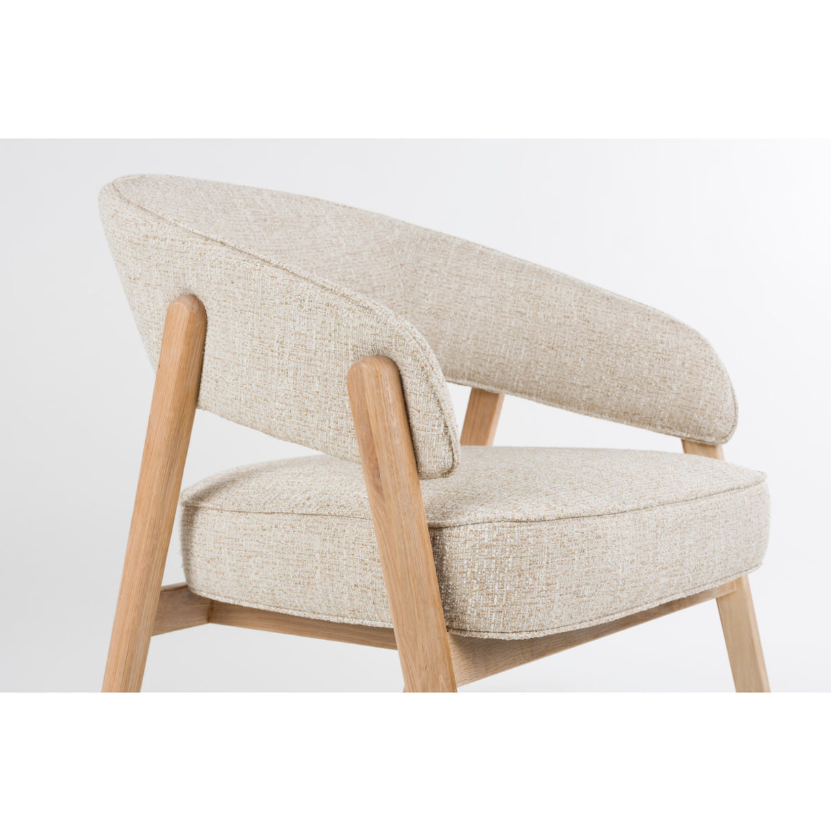 Modern European furniture - Oak Framed Lounge Chair - www.oroa.com | Oroa.com