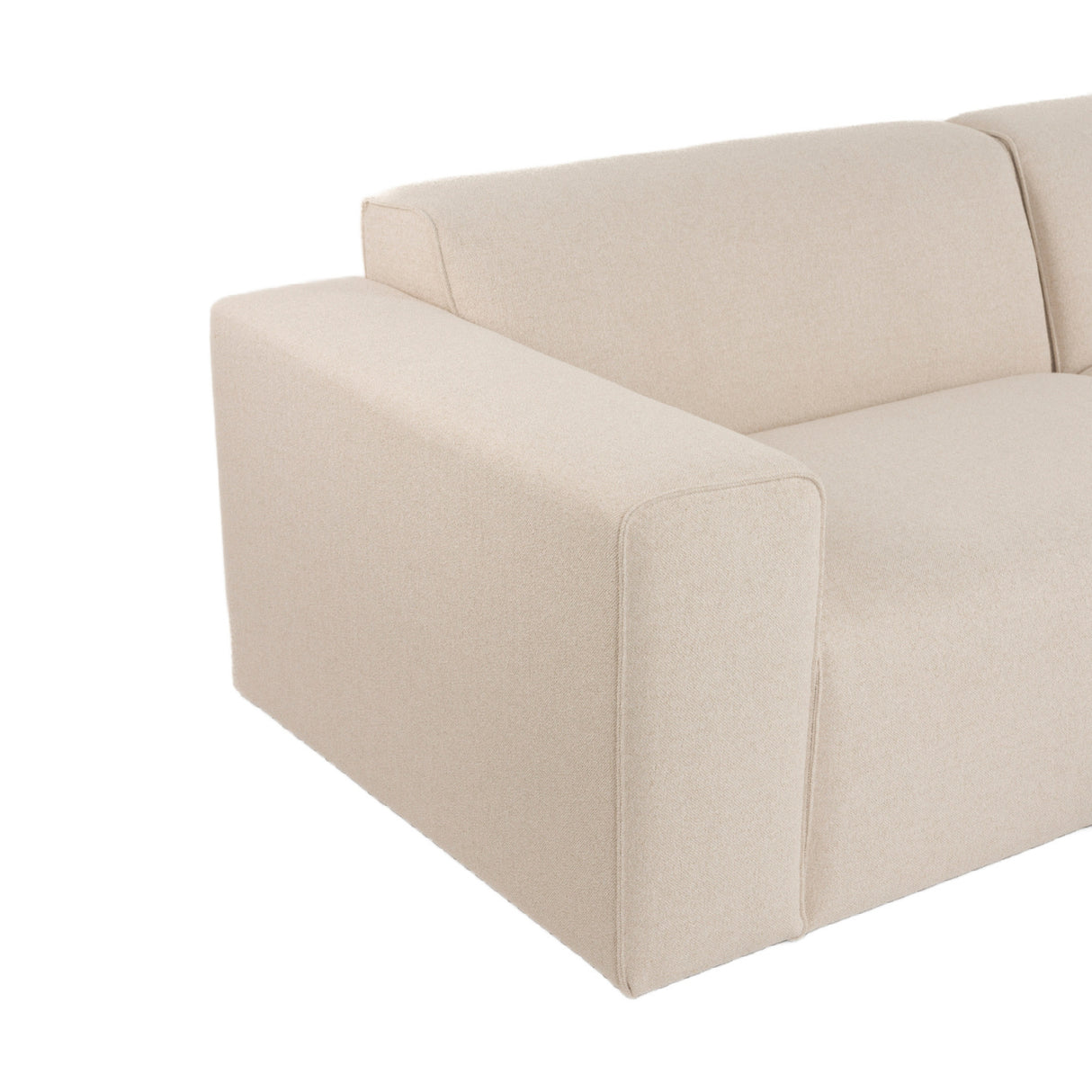 Modern furniture - Cream 3-Seater Sofa - www.oroa.com | Oroa.com
